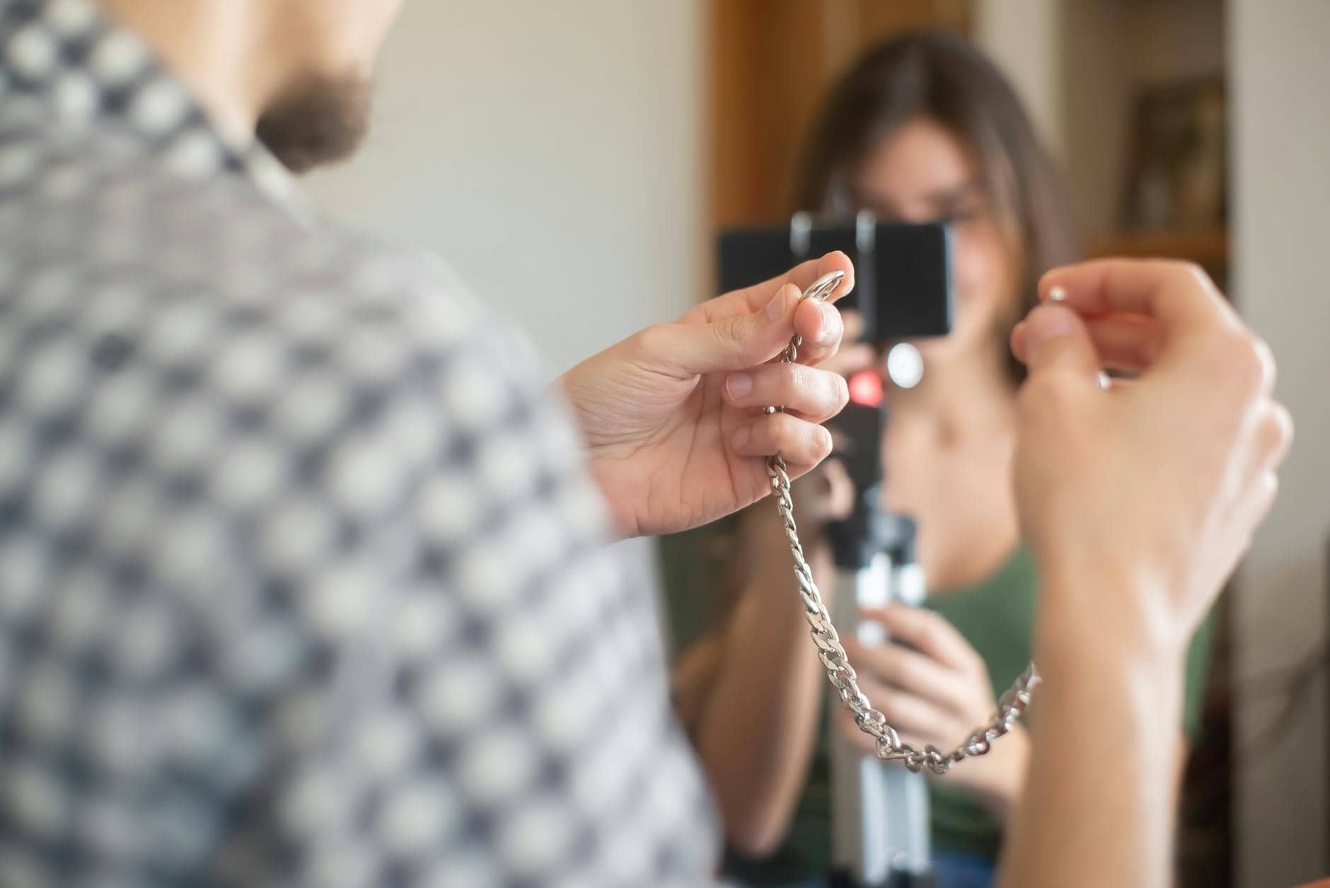 viral social media video town