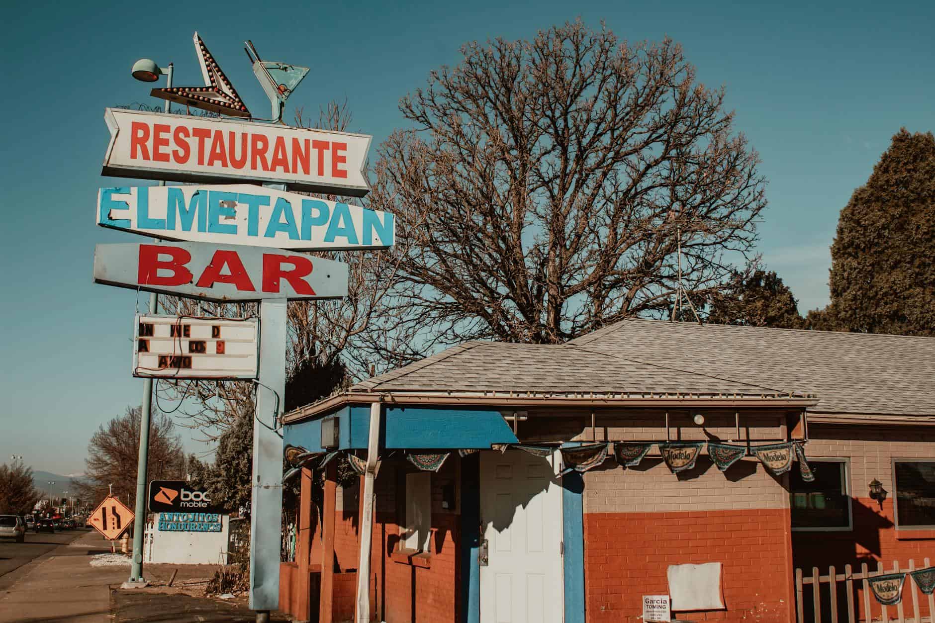 american small town sign