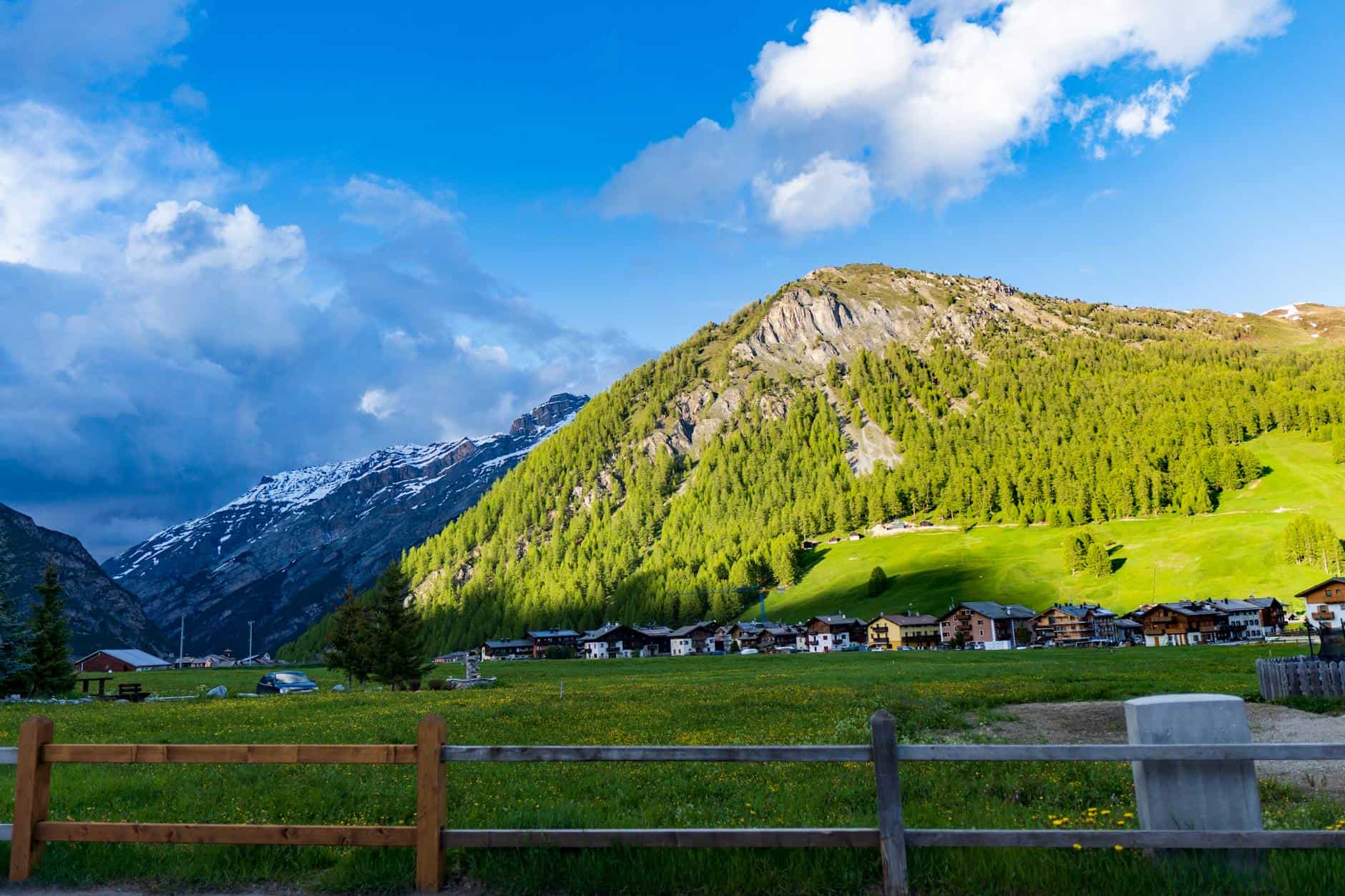 mountain village summer