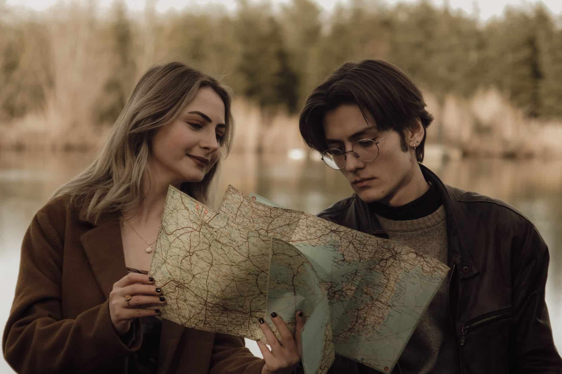 couple planning travel