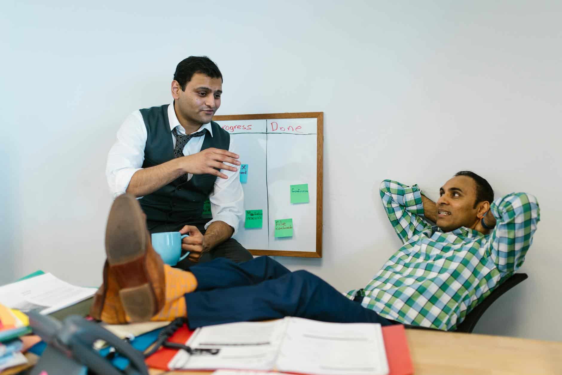 workplace culture boss meeting
