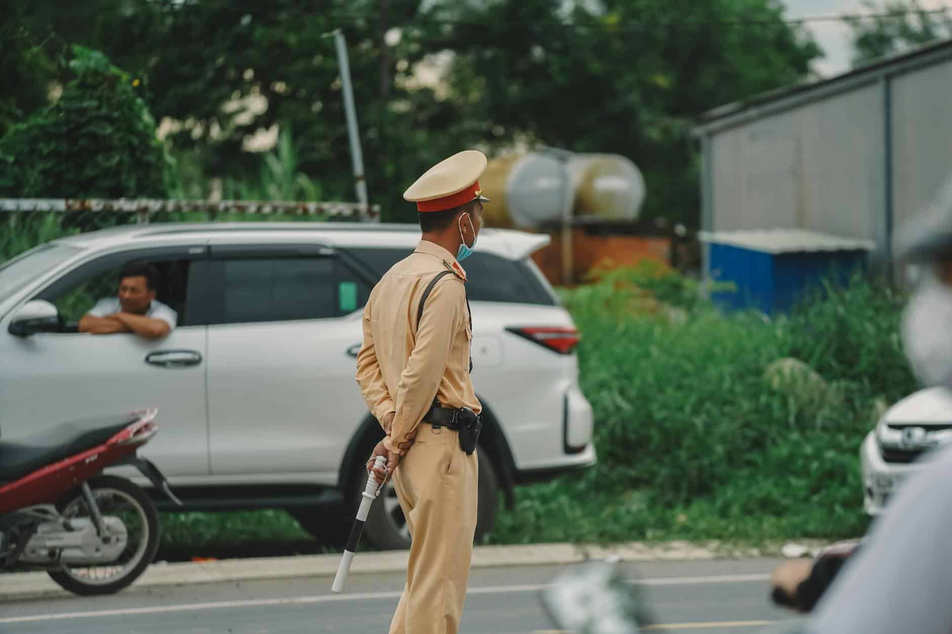 traffic police road