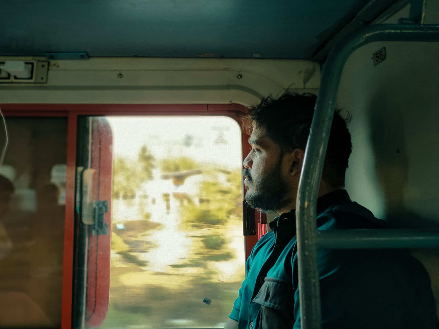 person window thinking travel