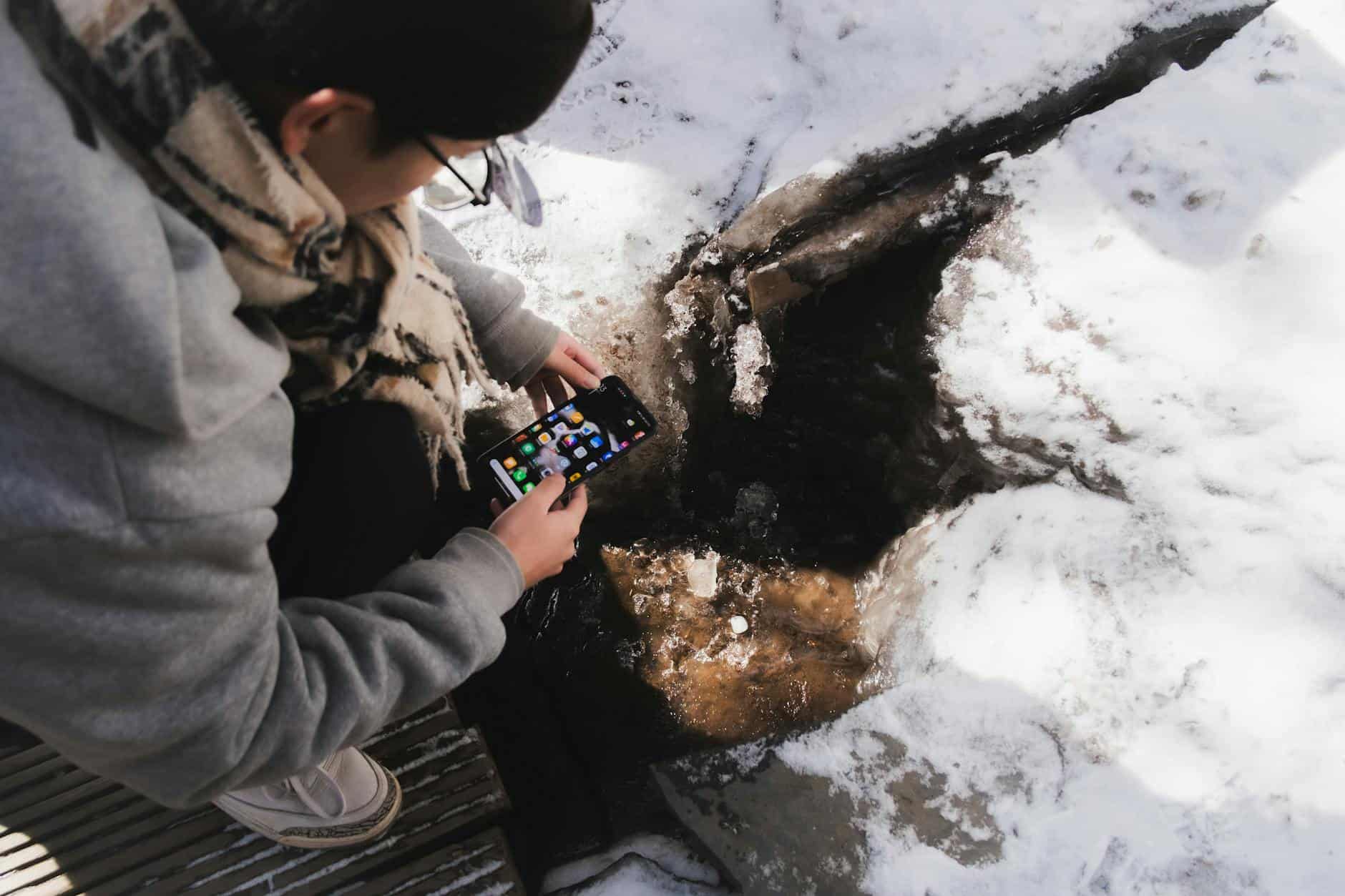 person phone nature