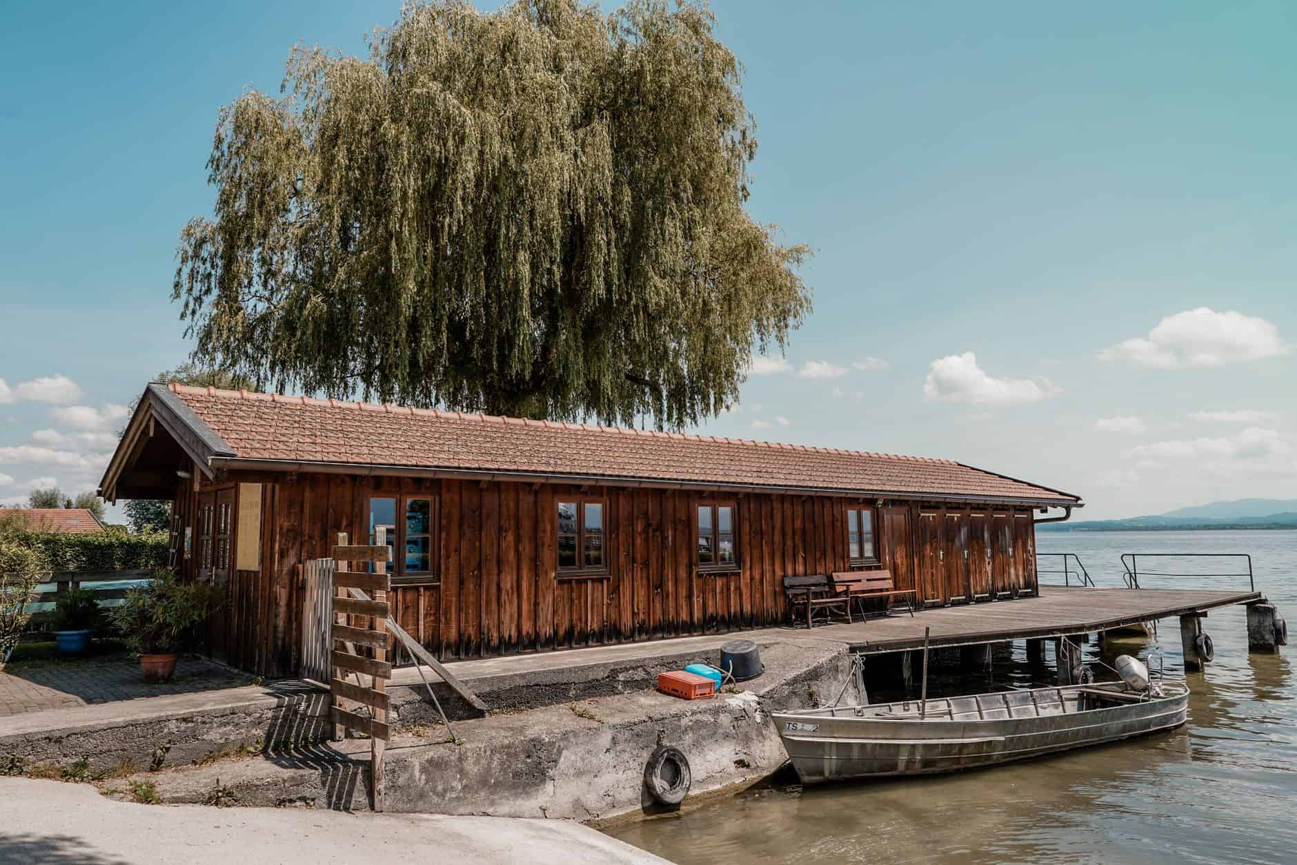 lake cabin dock