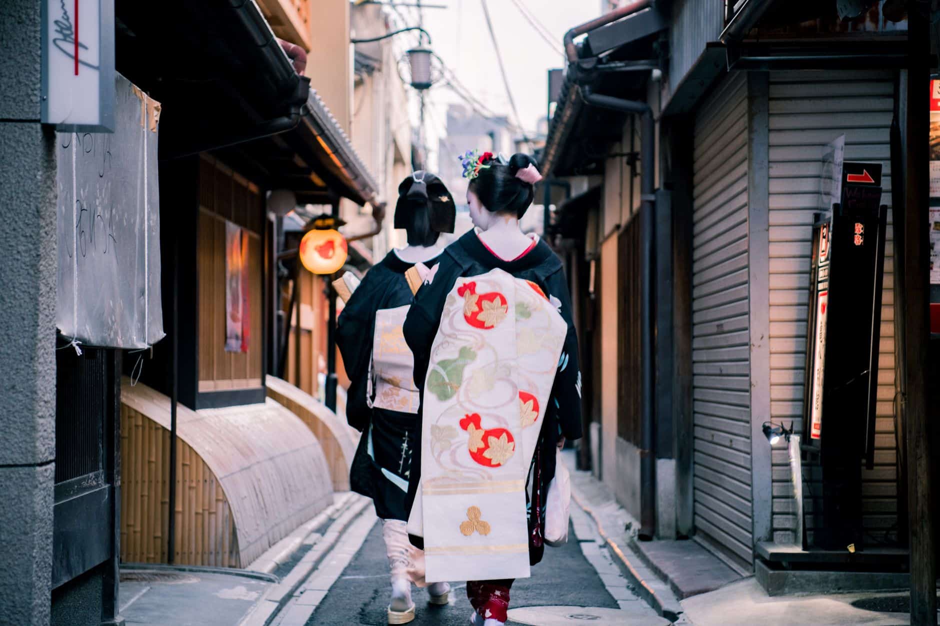 Japan street traditional