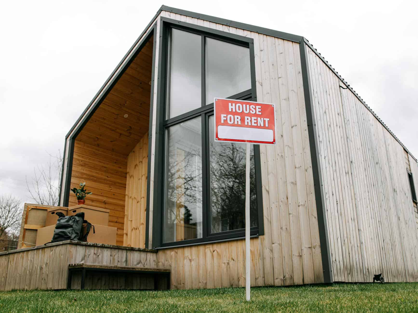 beach house rental sign