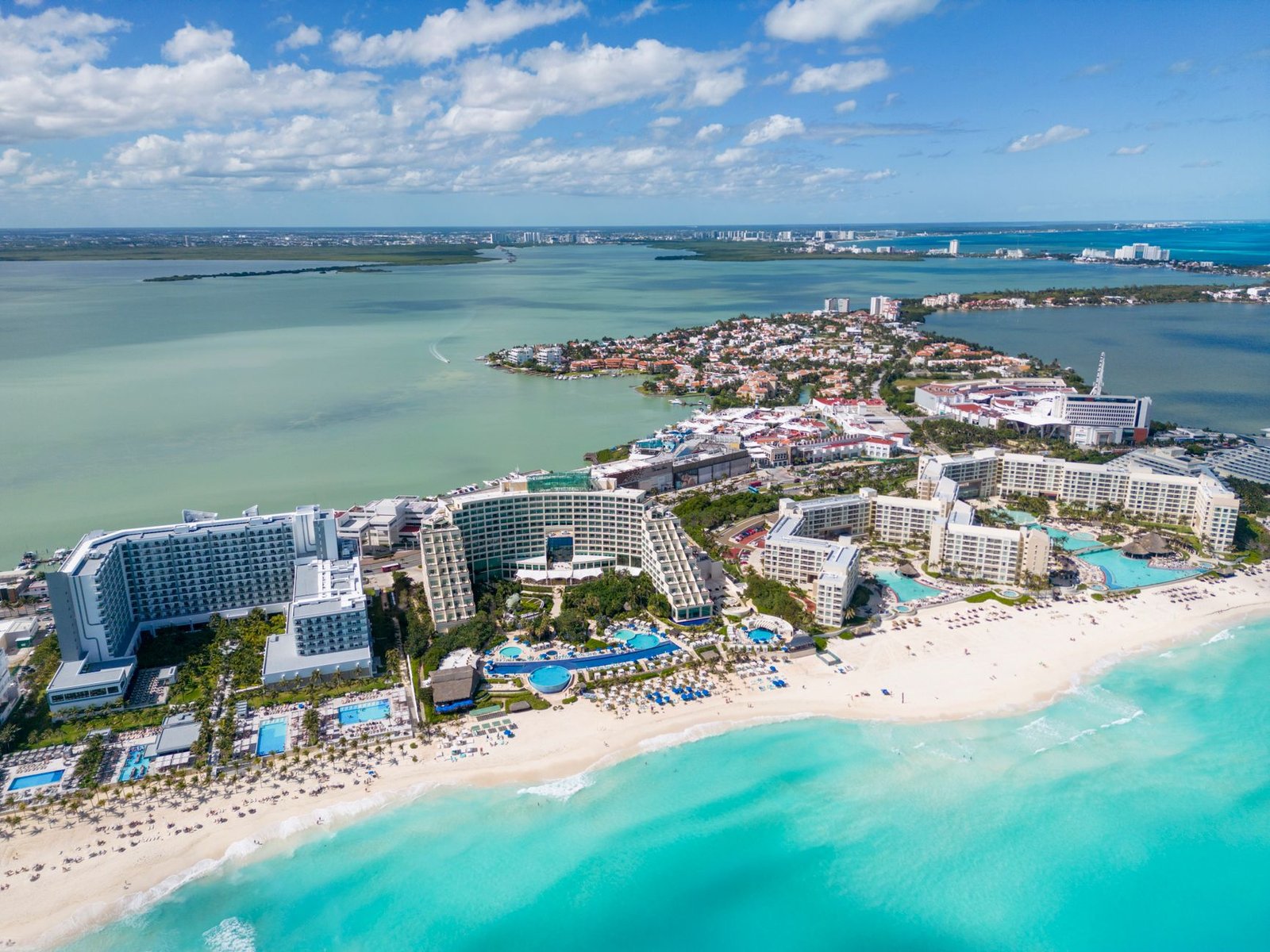 All-inclusive resort pool and beach