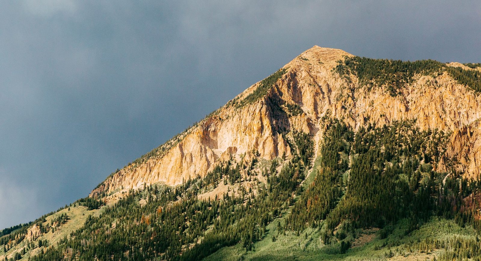 Crested Butte Colorado mountain town in winter