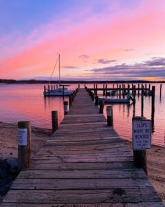 St Michaels Maryland harbor on the Eastern Shore