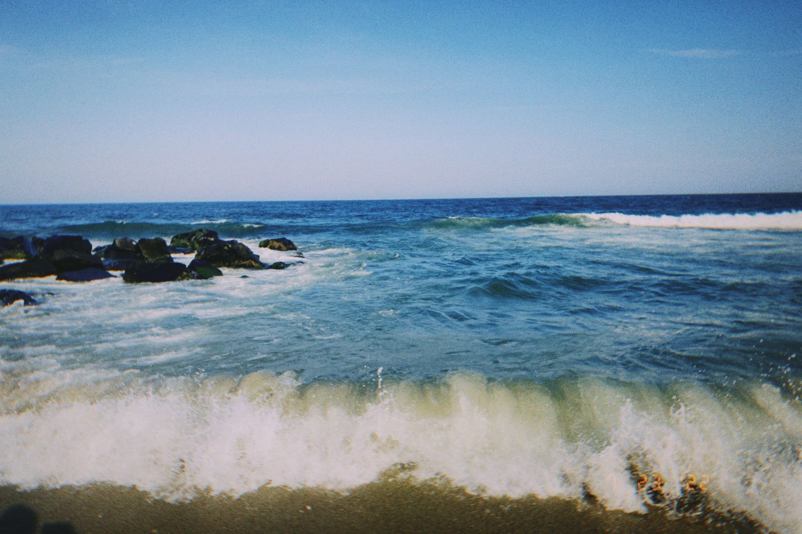 New Jersey Shore boardwalk and beach town