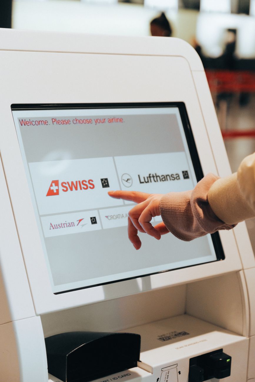 Airline boarding pass and upgrade priority list at gate