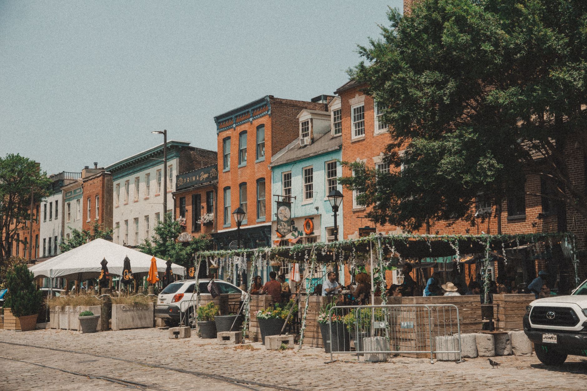 Baltimore rowhouses fells point