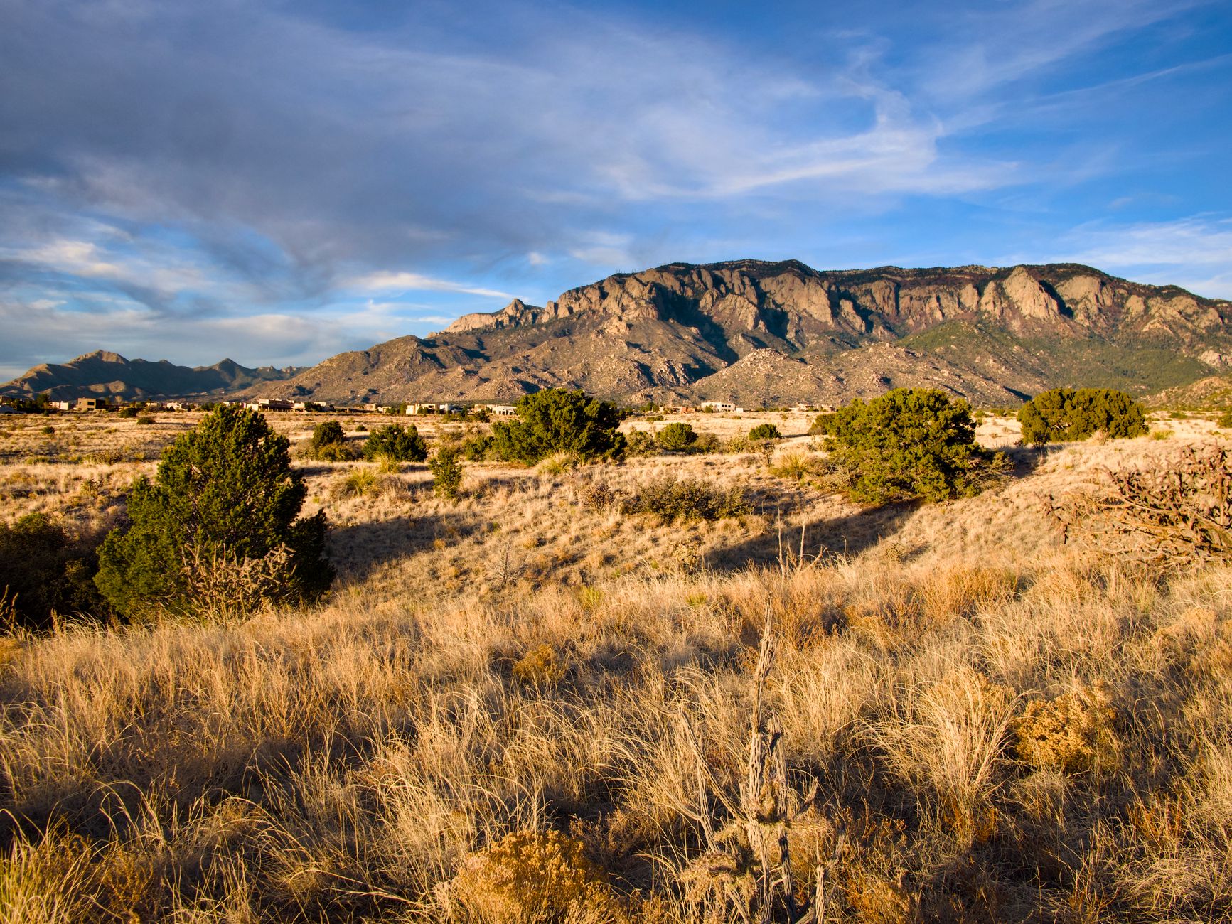 Albuquerque New Mexico with Sandia Mountains backdrop