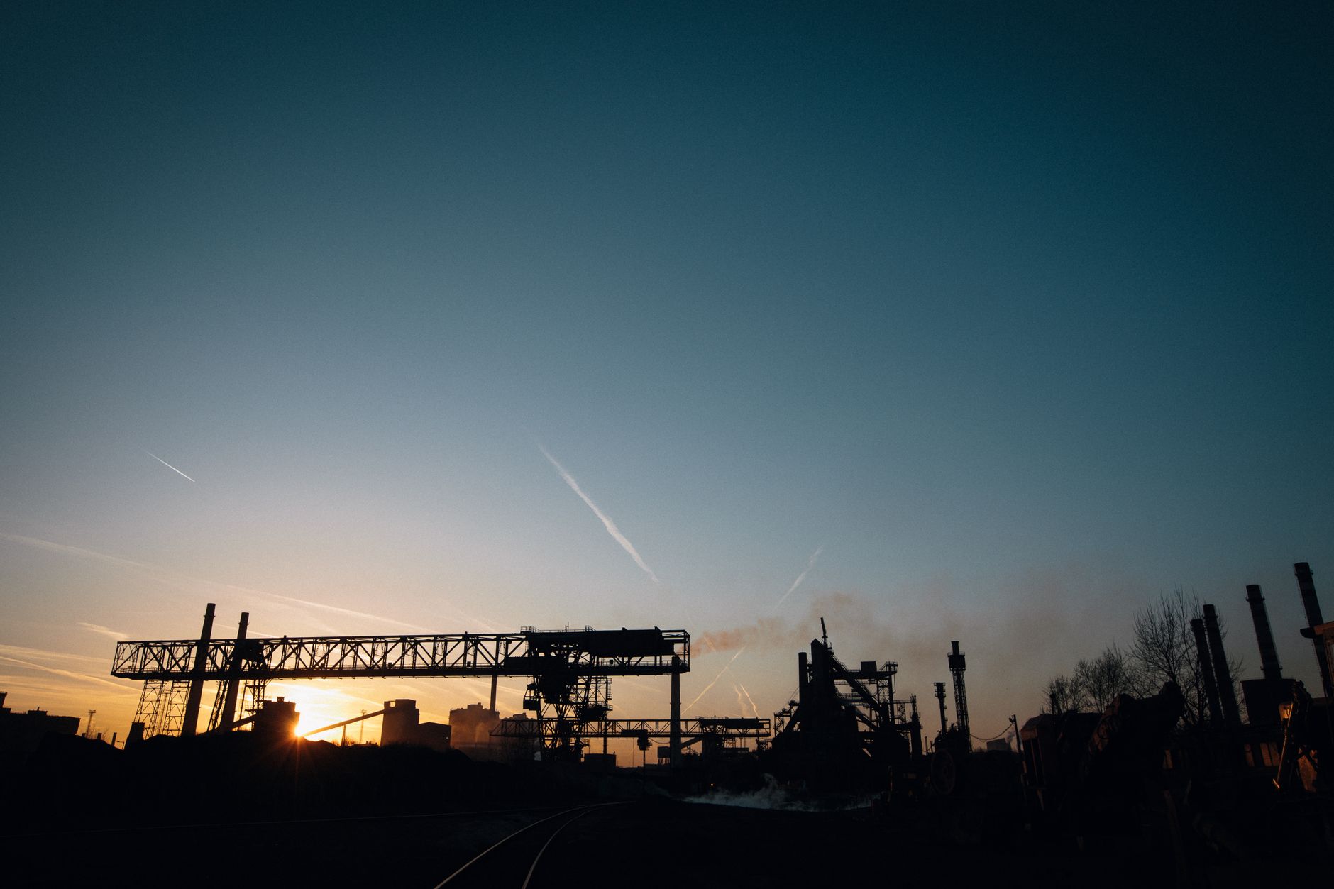 Former steel mill site in Youngstown Ohio