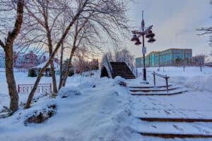 Downtown Edina Minnesota shopping and dining district