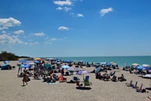 Florida Gulf Coast beach near Sarasota