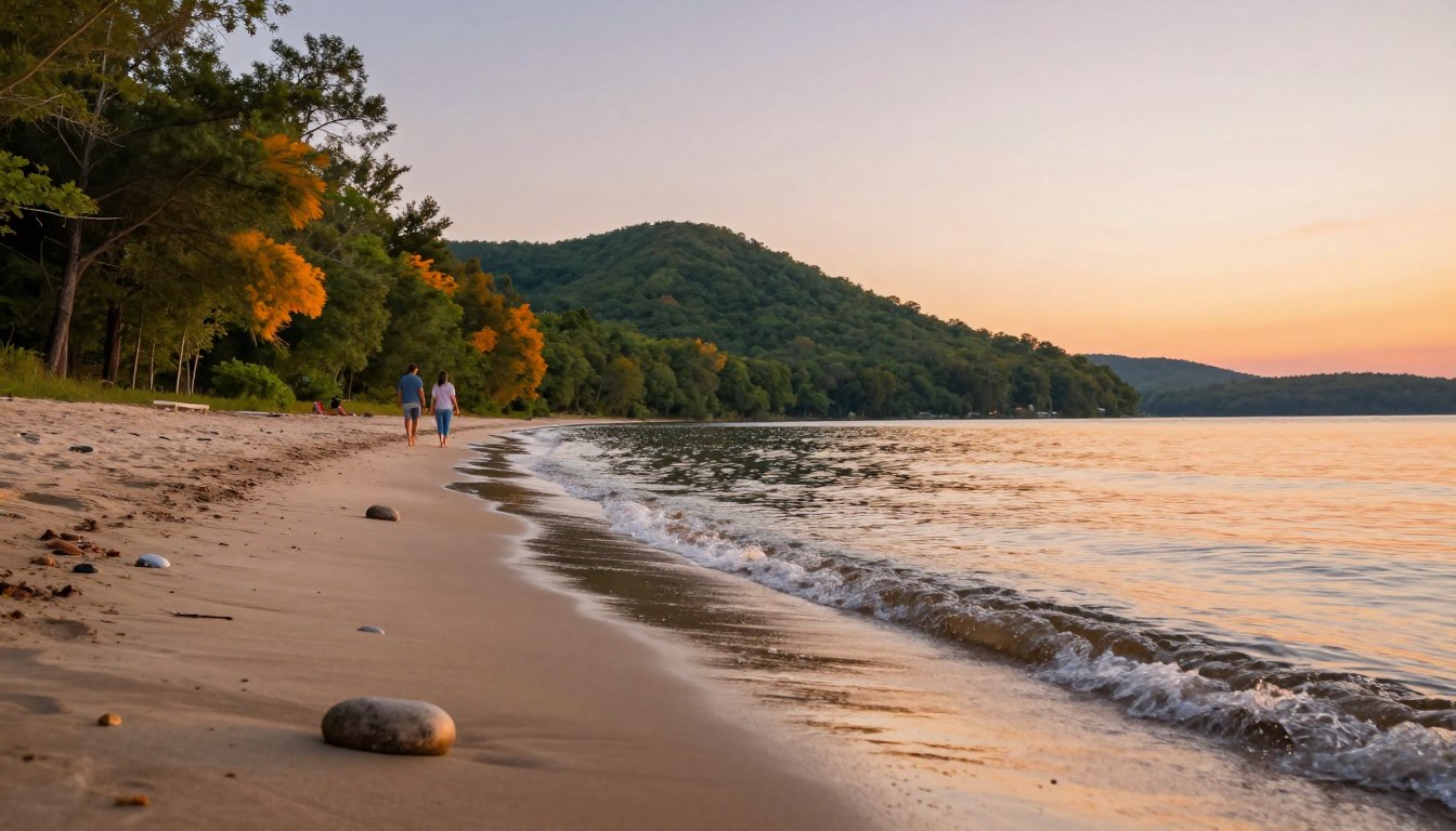 best beaches in Arkansas