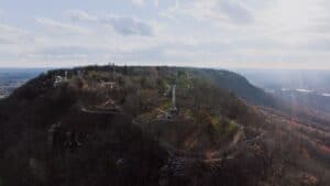 Lookout Mountain view over Chattanooga Tennessee