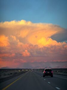 Elko Nevada downtown and surrounding high desert