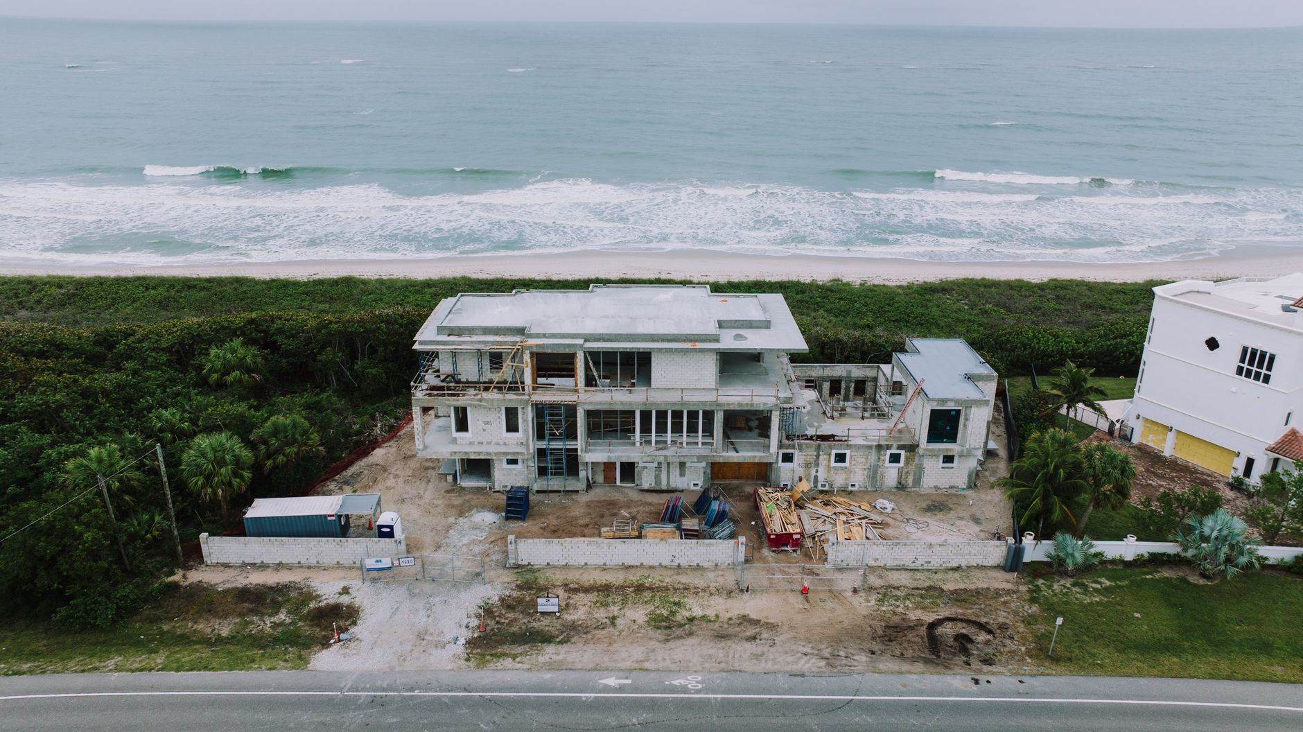 New residential construction Florida suburb