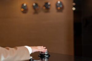 hotel front desk agent check in