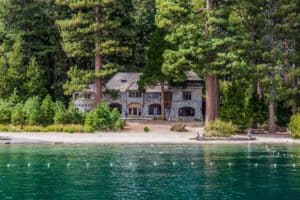 Lake tahoe shoreline homes