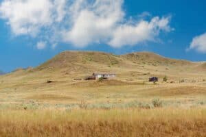 Montana prairie town