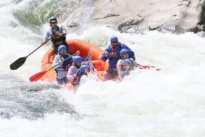 Whitewater rafting on the Ocoee River near Chattanooga