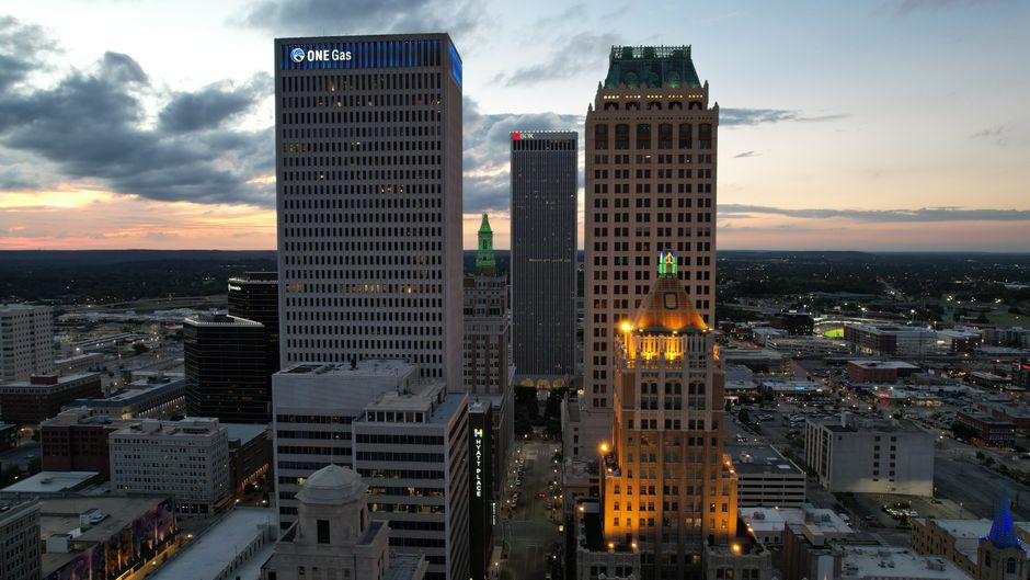 Oklahoma City downtown skyline