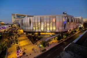 Oklahoma City Thunder arena in downtown