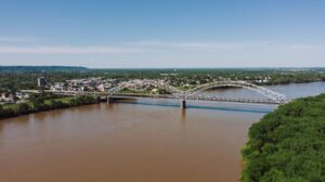 Downtown Paducah Kentucky riverfront