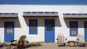 Hot springs bathhouse in Truth or Consequences New Mexico