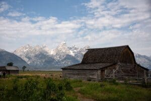 Mountain resort housing in Jackson Hole Wyoming