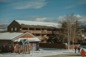 Restaurant staff working in a busy Colorado mountain town