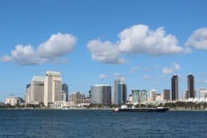 Biotech office park in San Diego California