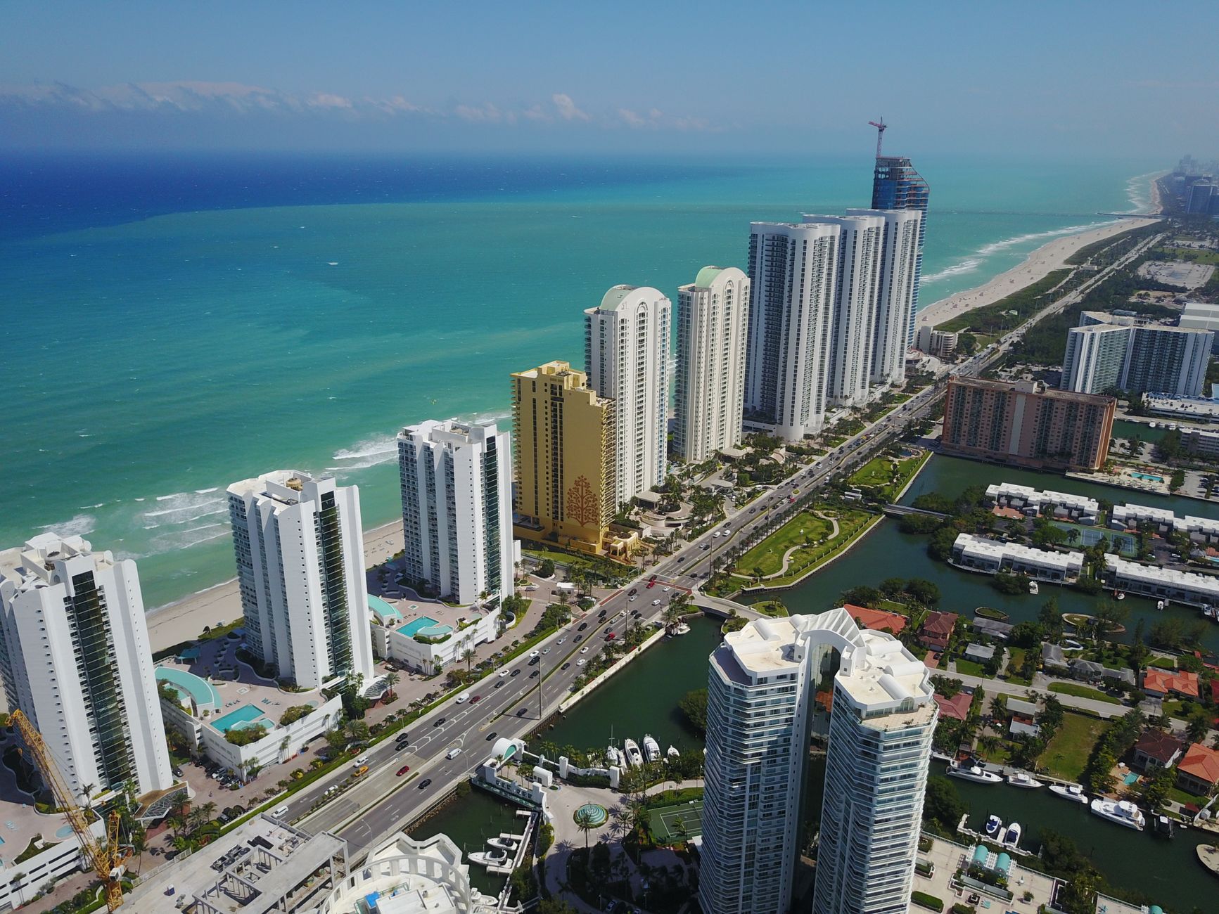 Luxury condo towers Sunny Isles Beach Florida