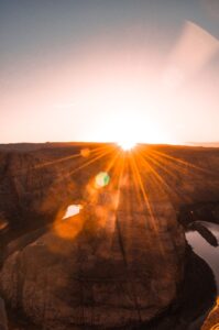 Travel photography sunrise