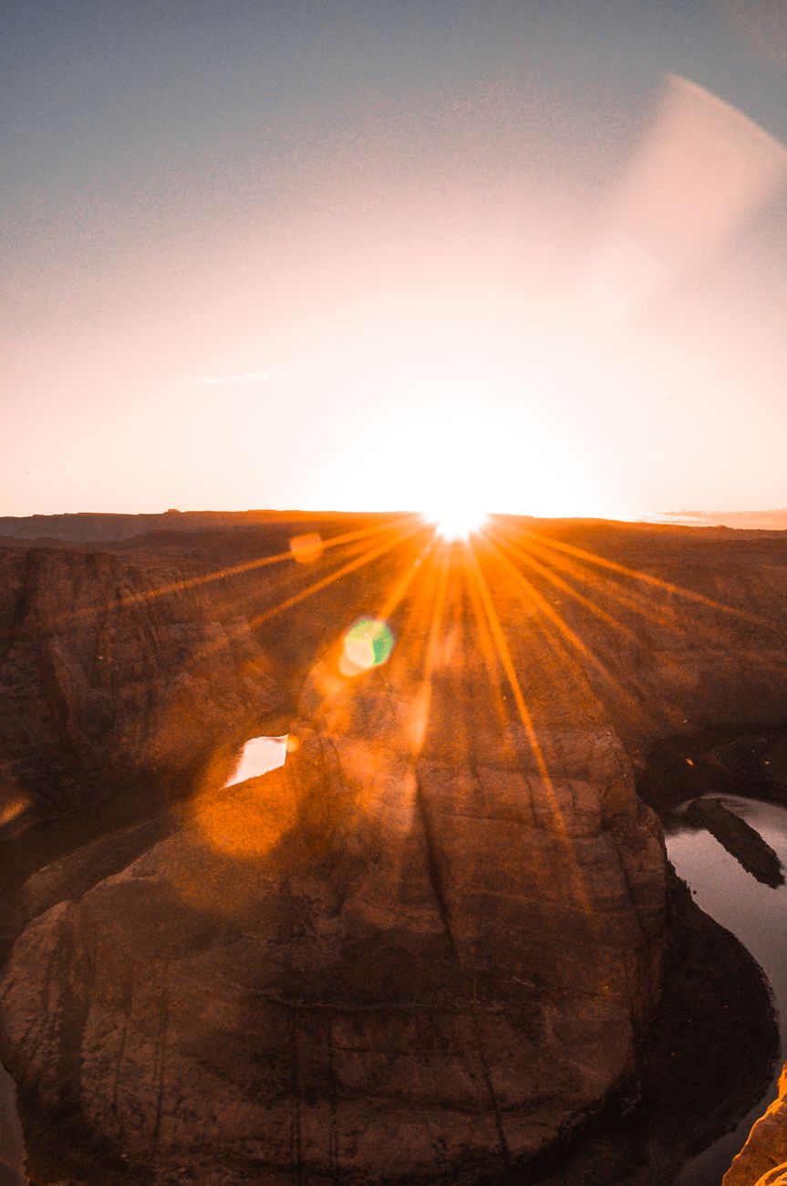 Travel photography sunrise