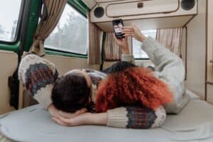 van life Instagram photo influencer aesthetic