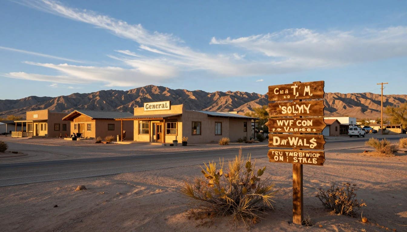 California desert towns
