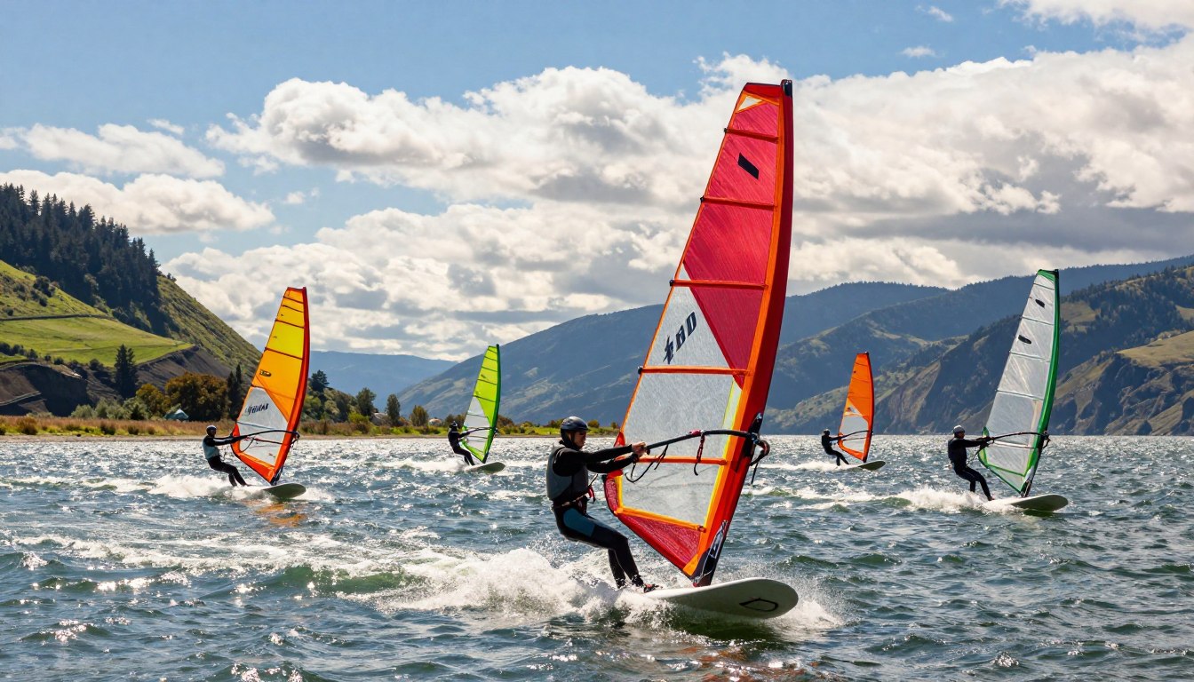 Hood River Oregon windsurfing