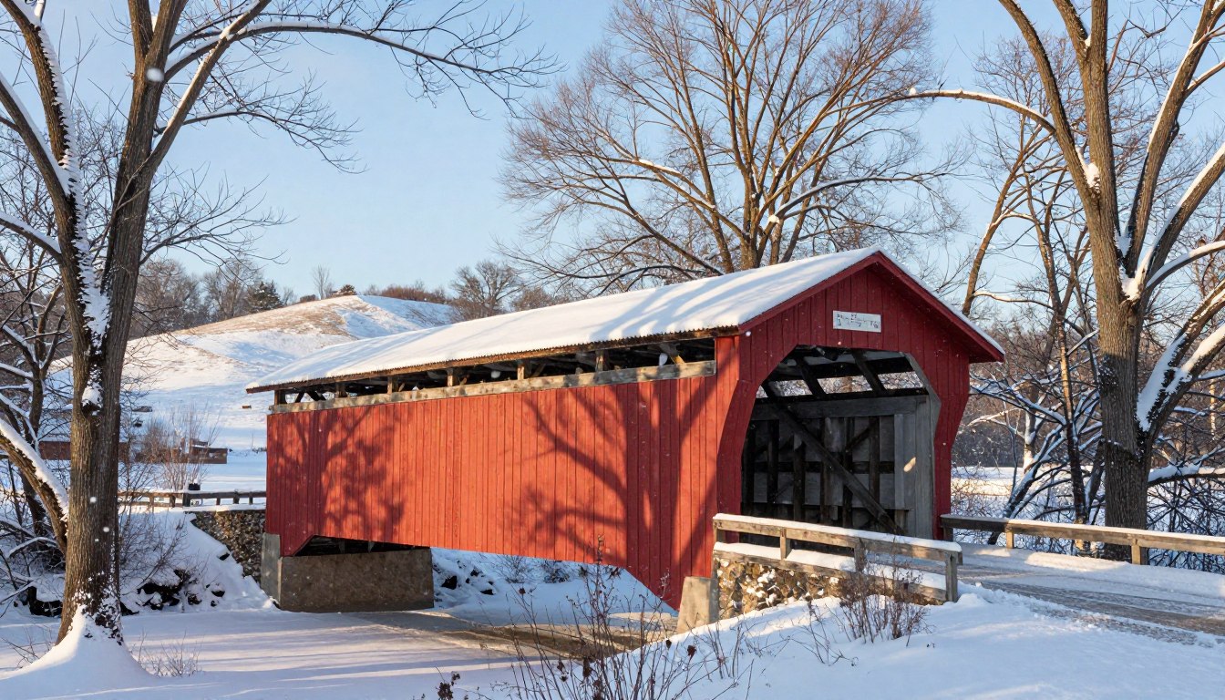 Winterset Iowa covered bridges
