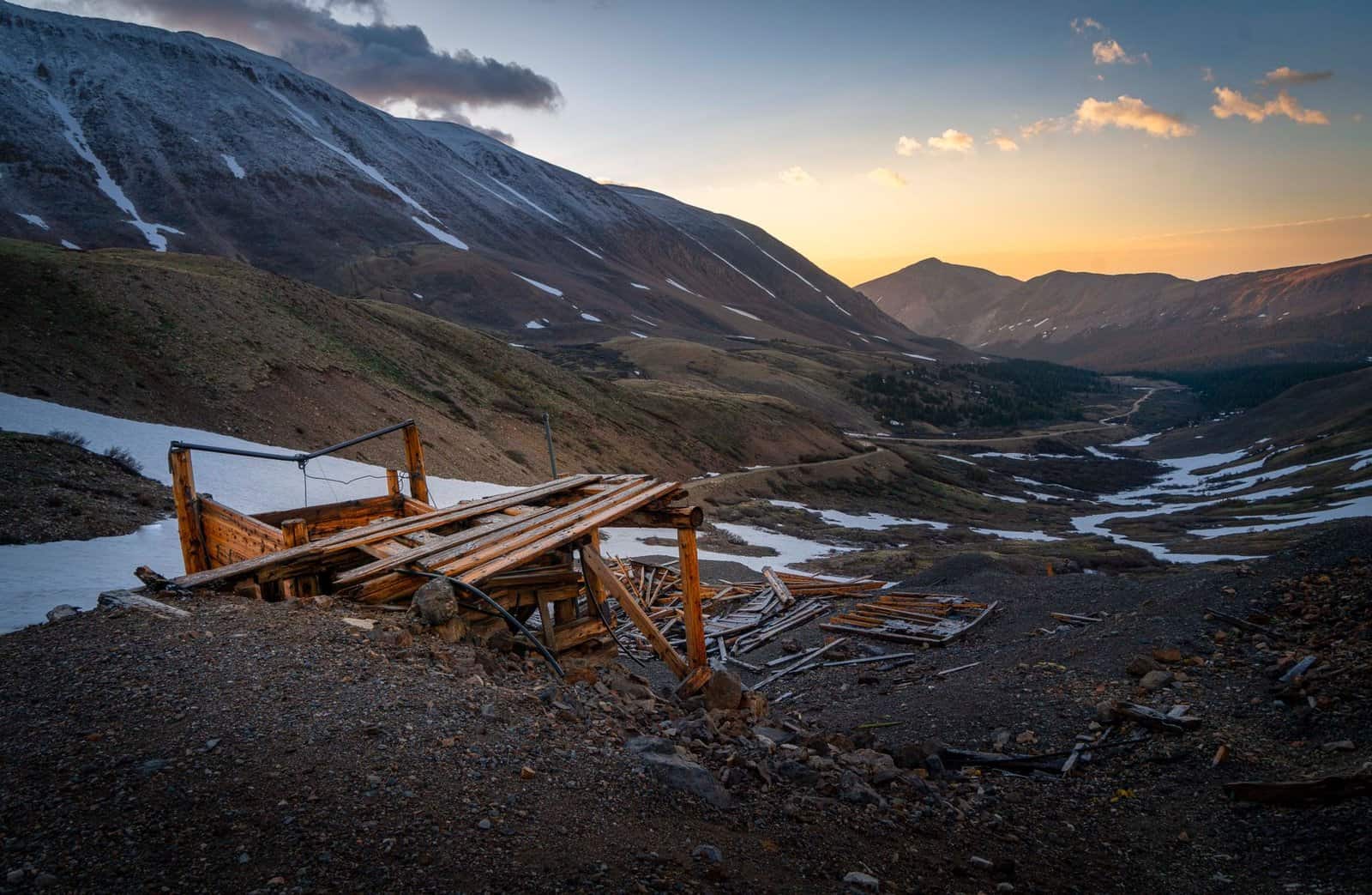 Leadville, Colorado travel scene