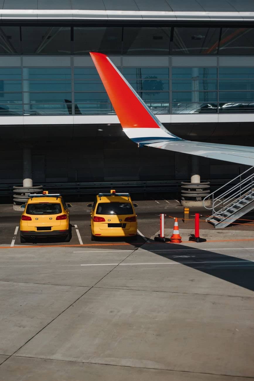 A crowded terminal at a major US airport during peak travel hours