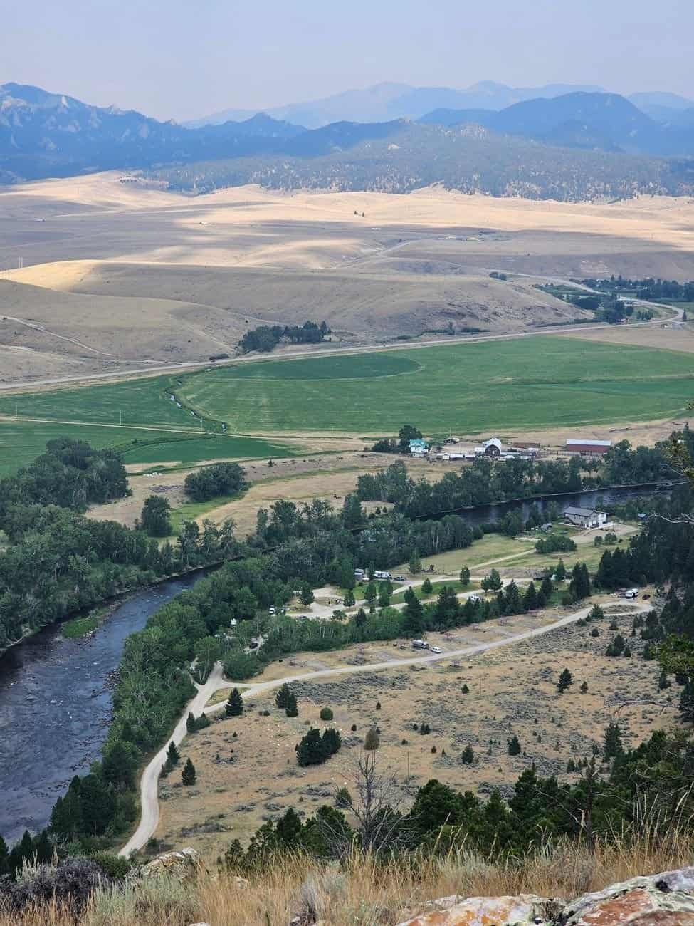 Historic uptown Butte Montana with mining-era architecture