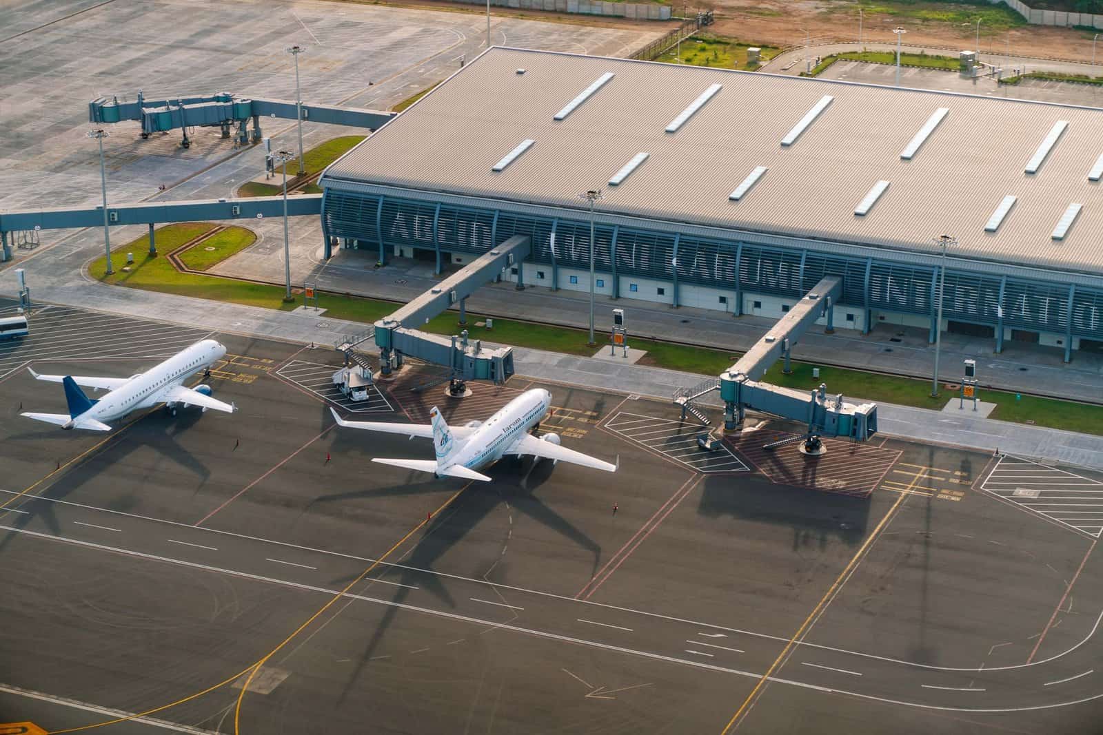 airport design travel scene