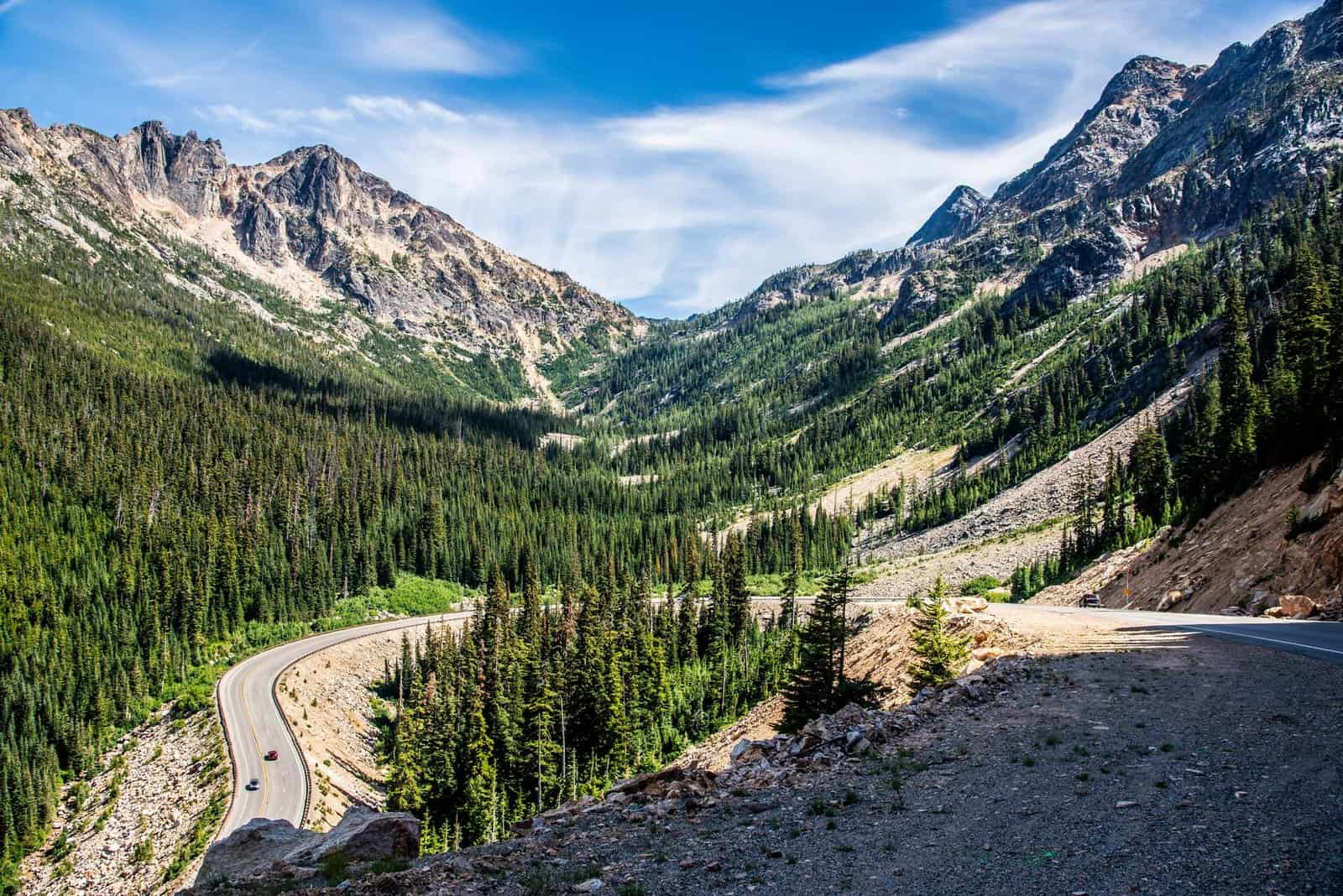 North Cascades Highway, Washington travel scene
