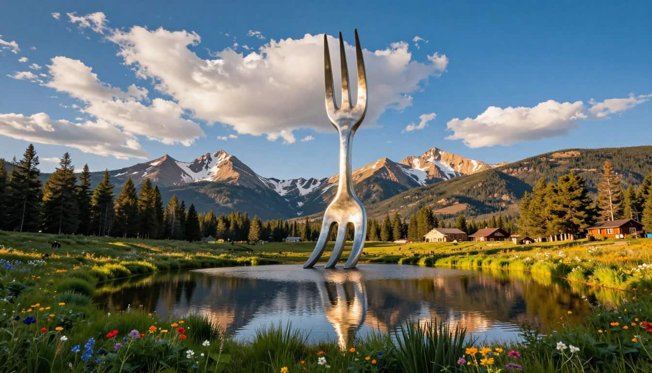 Fork in the Road Crested Butte Colorado