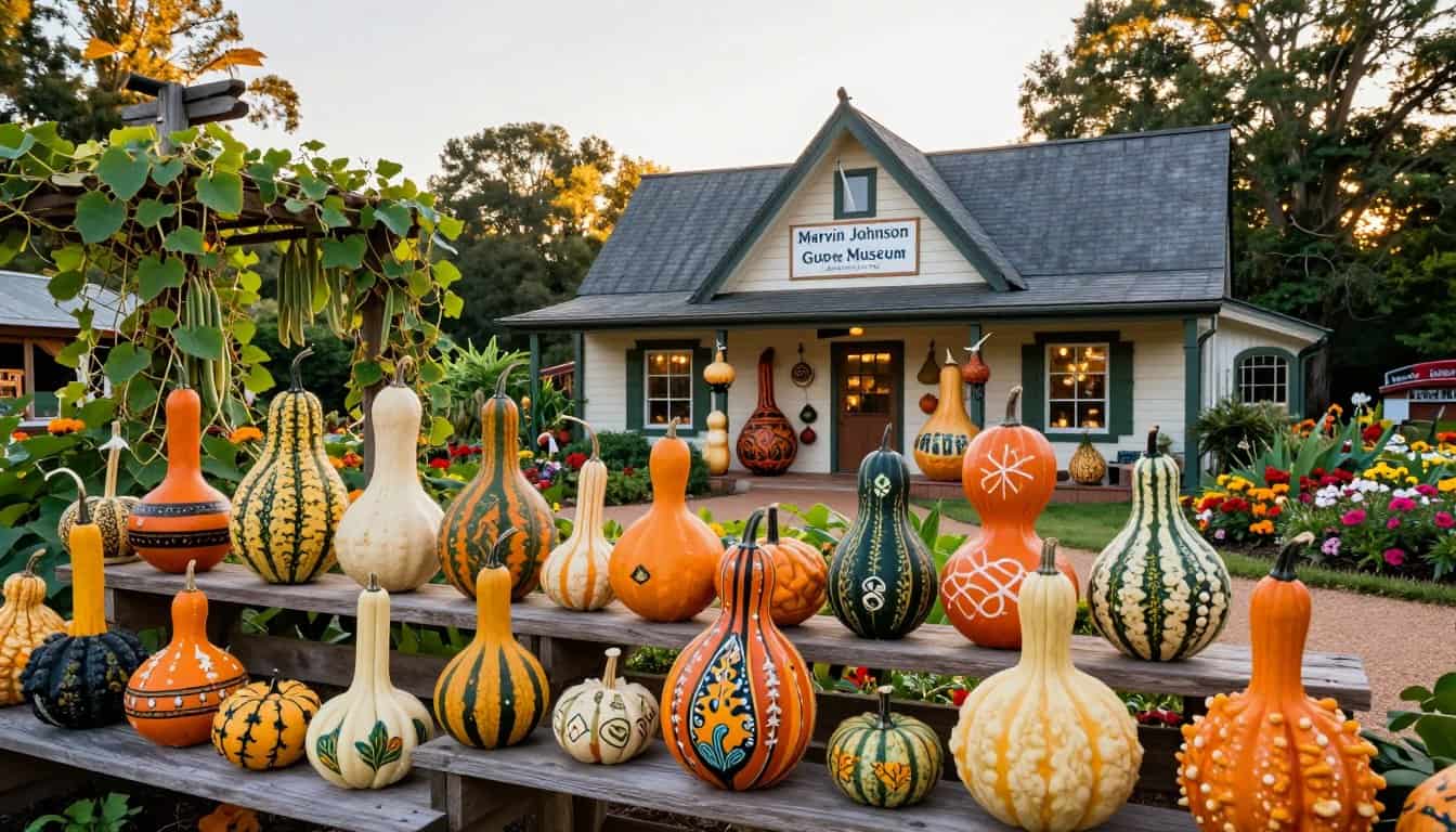 Marvin Johnson Gourd Museum Angier NC